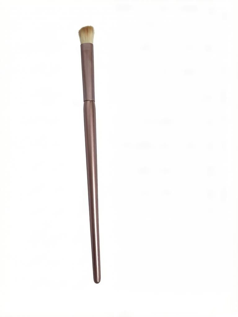11 pieces of high-end copper-colored wooden-handle makeup brushes