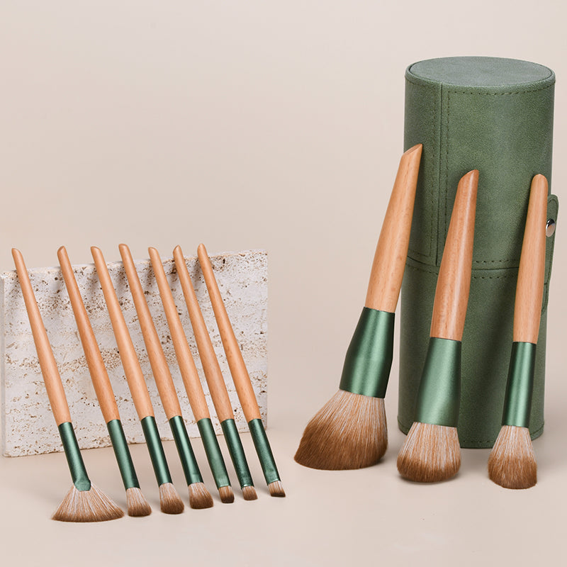 10 blue makeup brushes