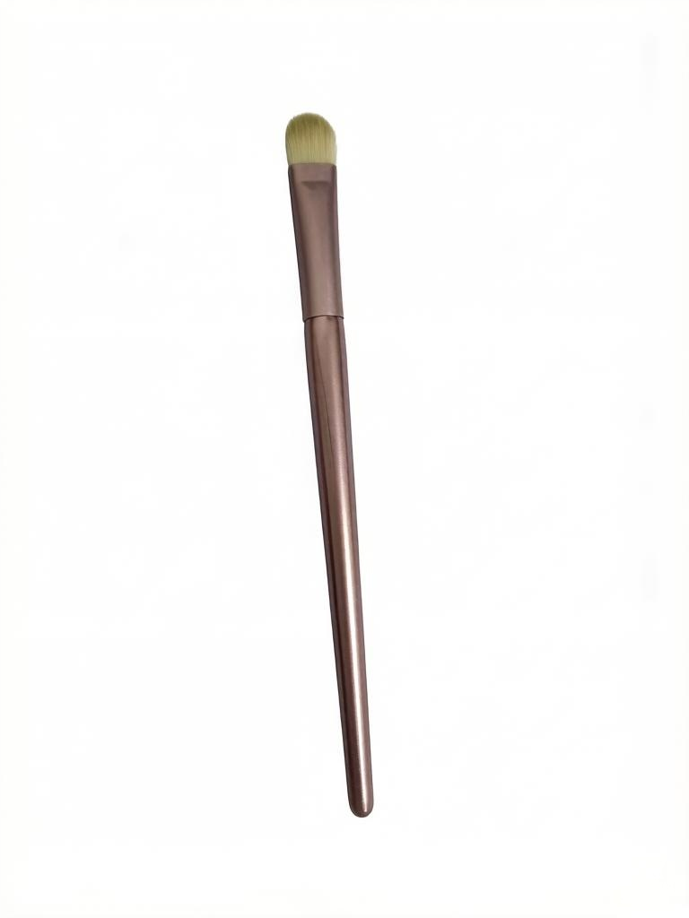 11 pieces of high-end copper-colored wooden-handle makeup brushes
