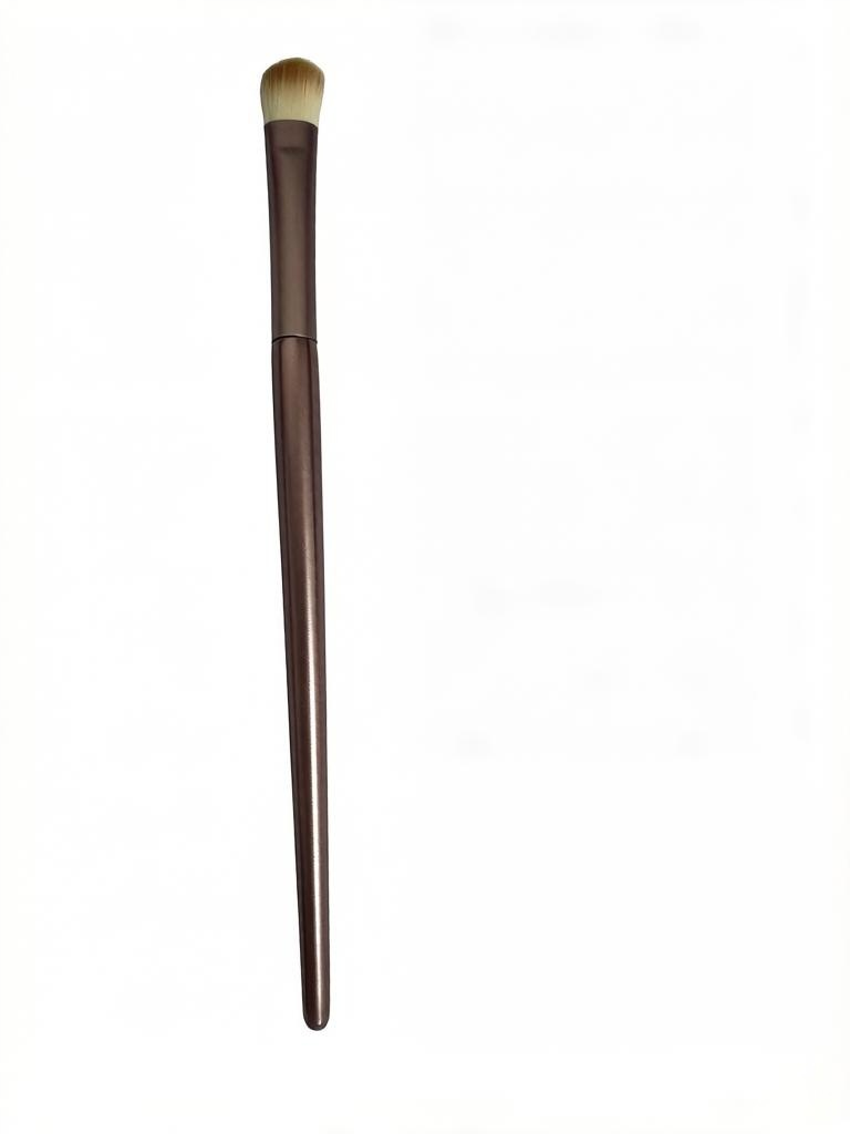 11 pieces of high-end copper-colored wooden-handle makeup brushes