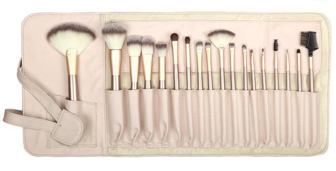 24 brushes in champagne color
