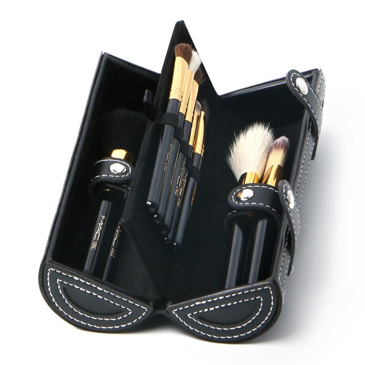 9 black makeup brushes